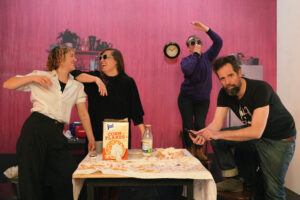 Gob Squad Management Team: Heleen De Boever, Caroline Gentz, Talea Schuré &amp; Grischa Schwiegk